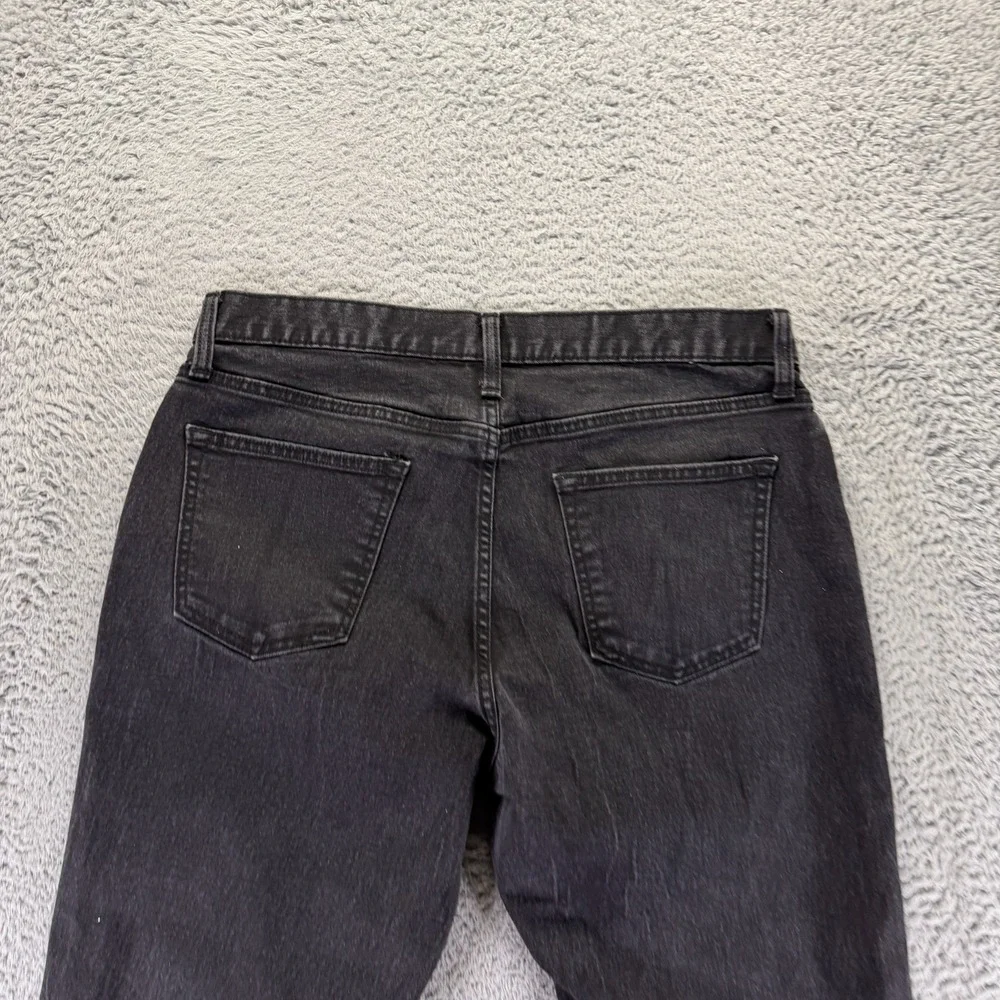 Old Navy Built-In Flex Jeans‎ Mens 34x32 Black Cotton Denim Straight Leg Stretch